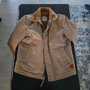 Iron & Resin Waxed Nautilus Jacket - Field Tan - Size Large